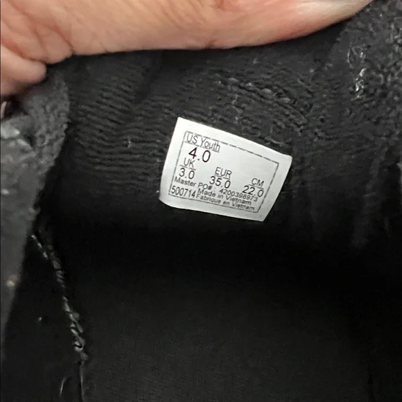 Vans Kids Black Checkered Sneakers - Picture 3 of 6